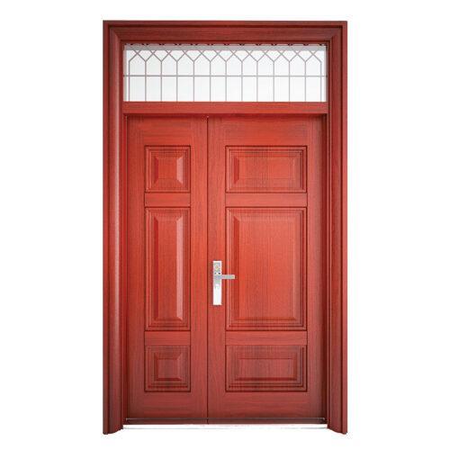 Cửa Thép Vân Gỗ Báo Giá - Cửa Thép Vân Gỗ 3H3-V1