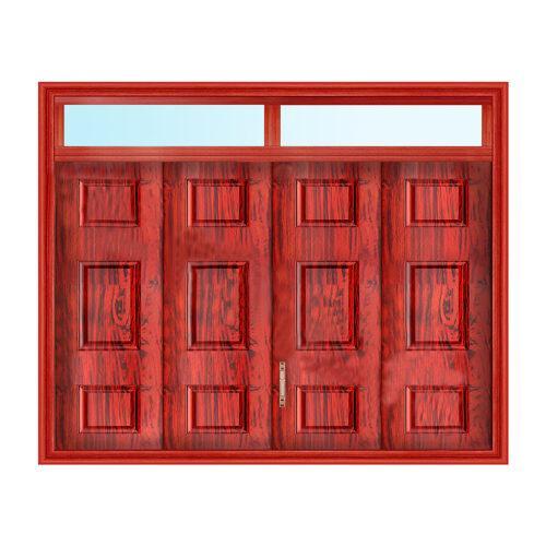 Cửa Thép Vân Gỗ Chính Hãng - Cửa Sổ Thép Vân Gỗ CS4H11. D