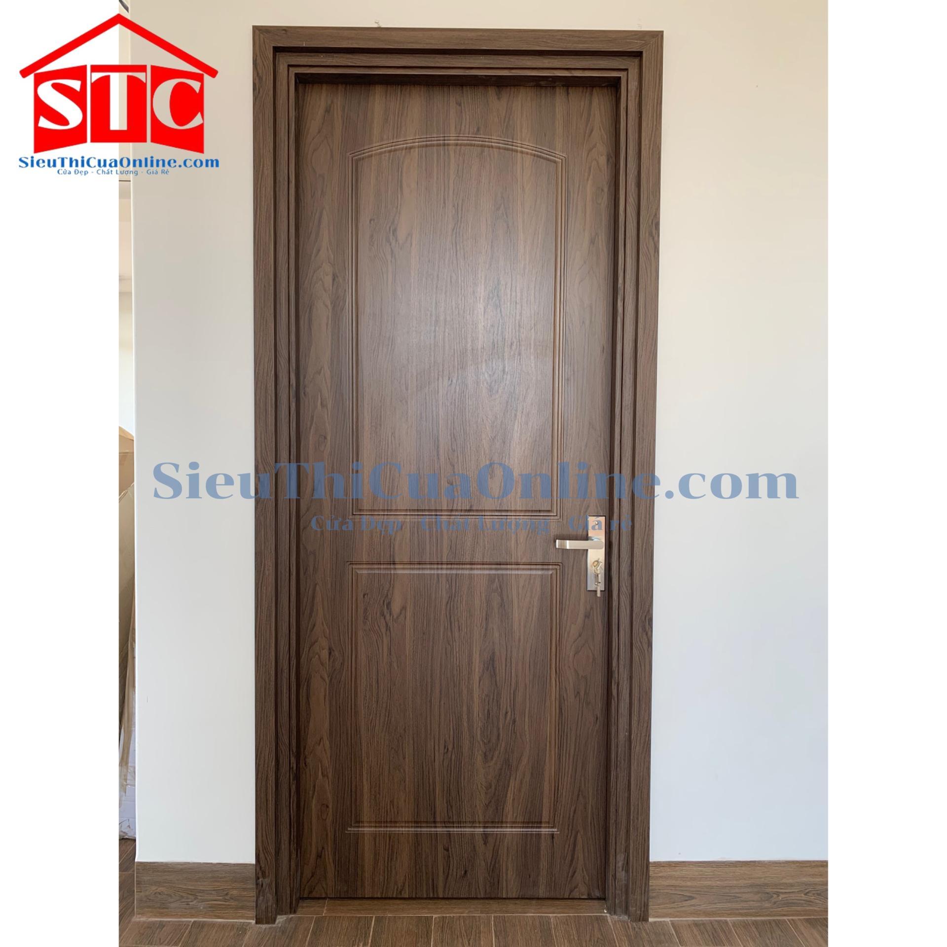 Cửa nhựa vân gỗ giảm âmc, chống ồn