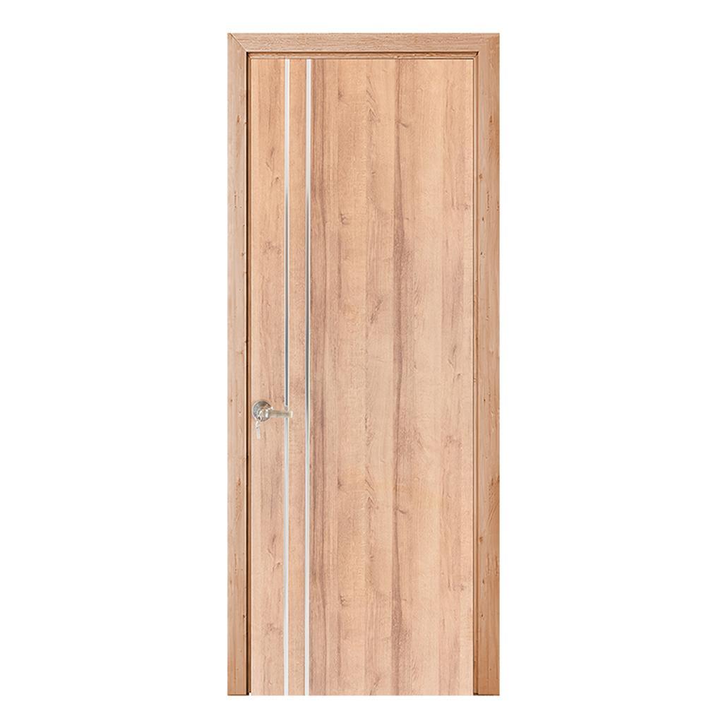 Khung Cửa Gỗ Công Nghiệp - Cửa Gỗ MDF Melamine P1R2 Inox
