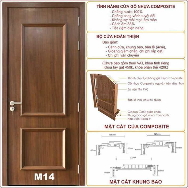 Cửa gỗ nhựa Tiền Giang sở hữu nhiều ưu điểm vượt trội
