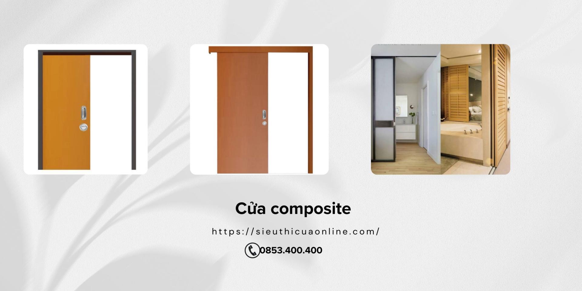 Cửa composite kiểu trượt đẩy (cửa lùa)
