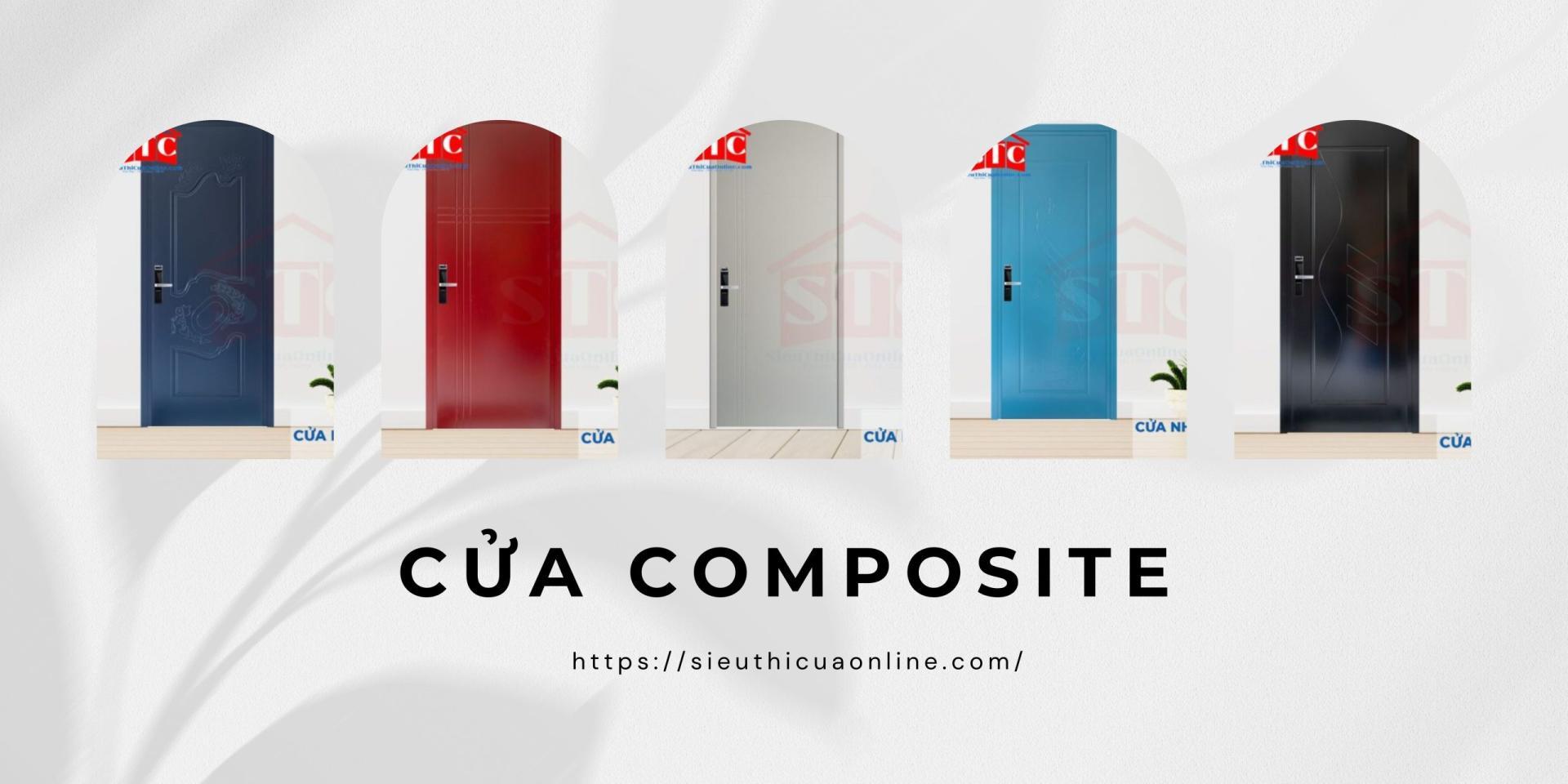 Cửa composite sơn màu (đơn màu)