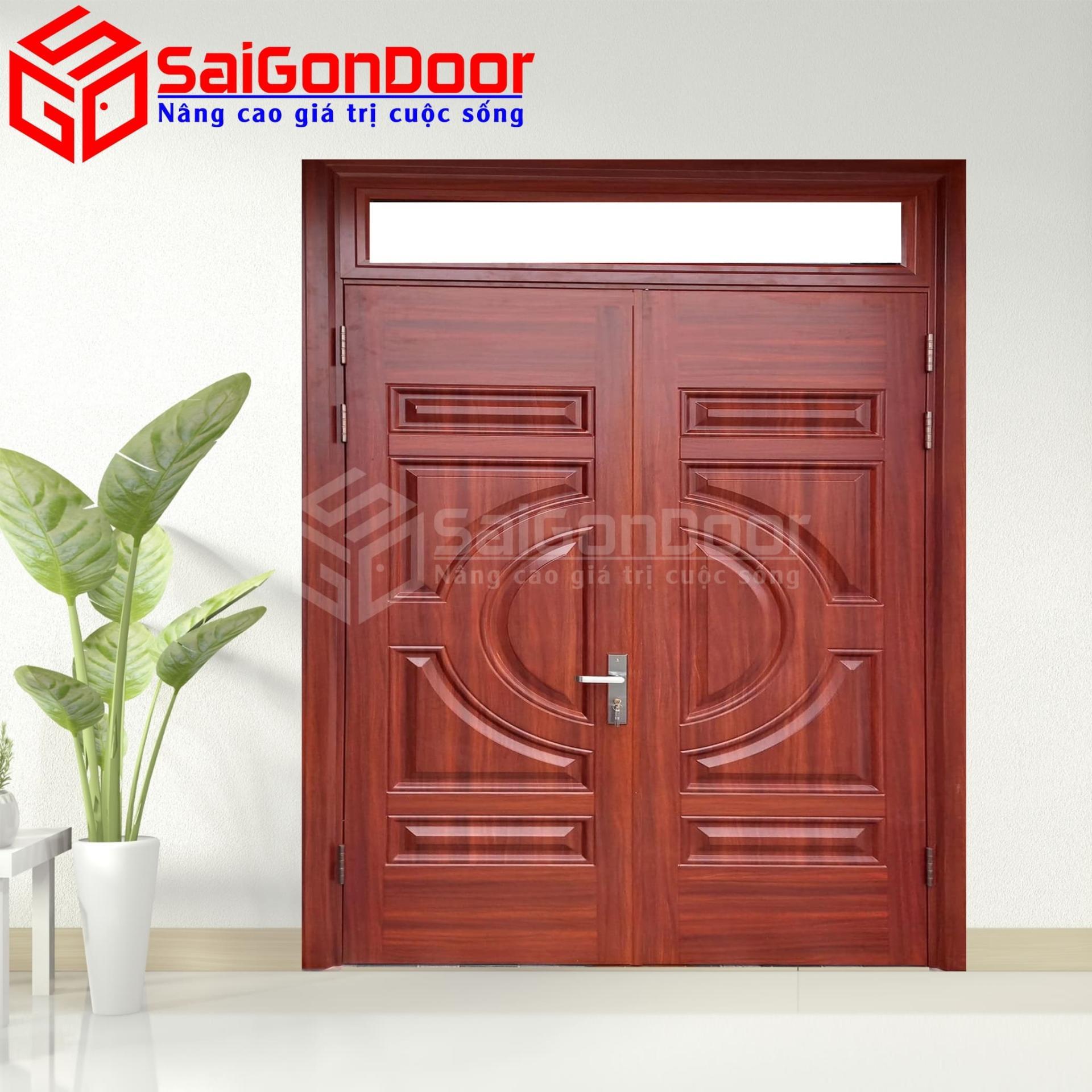 Cửa Thép Vân Gỗ SGD-KM.TVG-4C.1