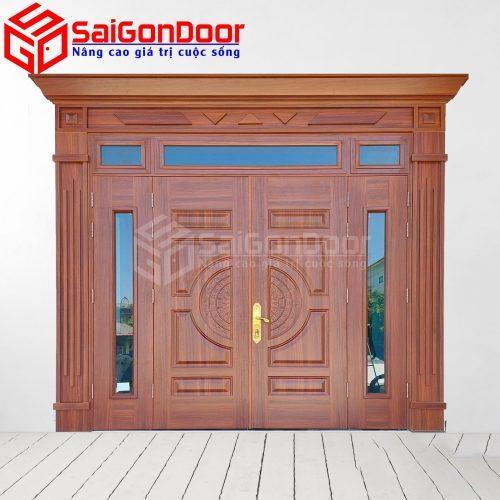 Cửa Thép Vân Gỗ SGD-KM.TVG-4C.16