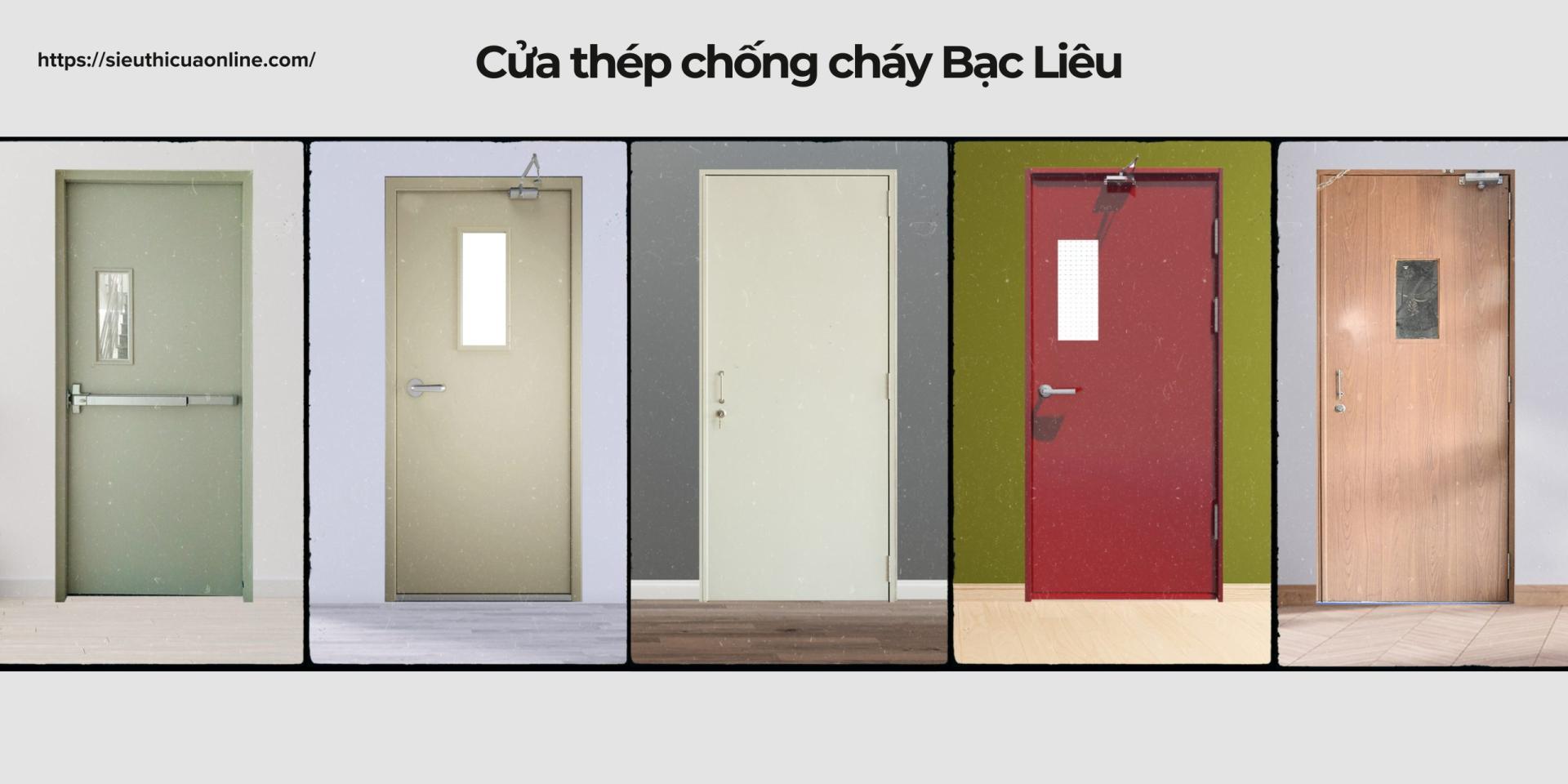 Đa dạng kích thước và màu sắc cửa