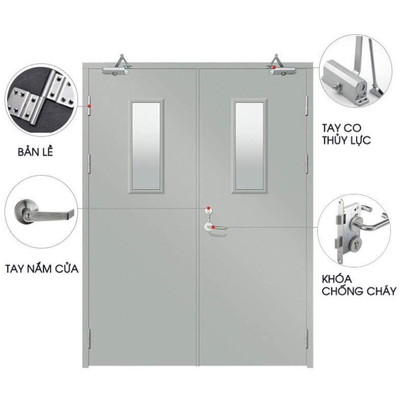 Cấu tạo cửa thép chống cháy