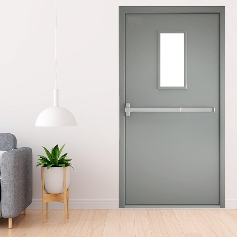 Khung cửa hắc chắn đảm bảo độ bền vững và khả năng ngăn lửa lan rộng 