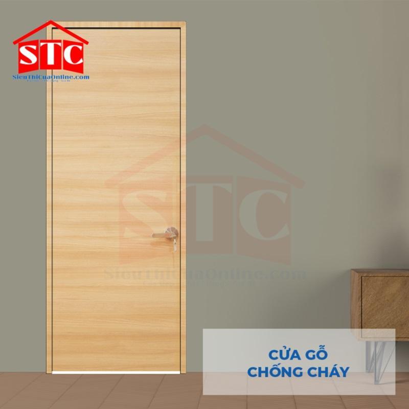 Mẫu cửa gỗ Kiên Giang chống cháy