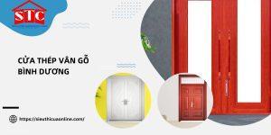 Báo giá cửa thép vân gỗ Bình Dương mới nhất 2025