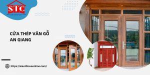 Cửa thép vân gỗ An Giang: Cửa đẹp, hiện đại
