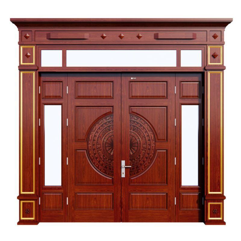 Cửa thép vân gỗ Tiền Giang được phủ lớp sơn tĩnh điện giúp đảm bảo độ bền bỉ vượt trội