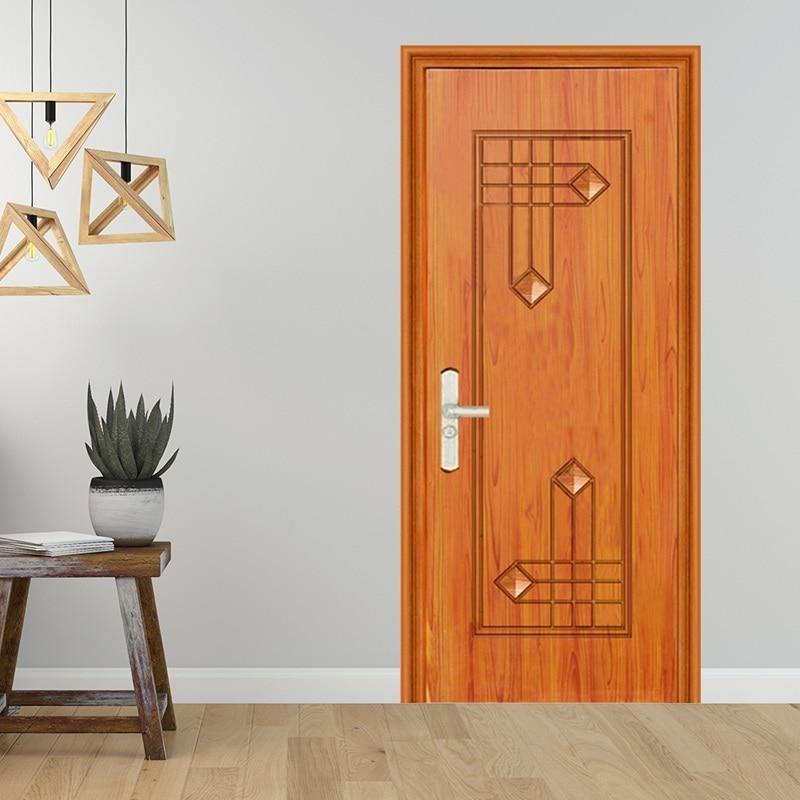 Cửa thép vân gỗ có thể chịu lực tốt, hạn chế tình trạng cong vênh và móp méo