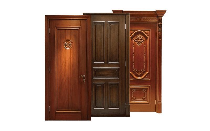 Cửa thép vân gỗ được sản xuất bằng tấm thép mạ kẽm