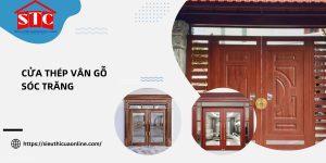 Cửa thép vân gỗ Sóc Trăng: So sánh với cửa nhôm kính