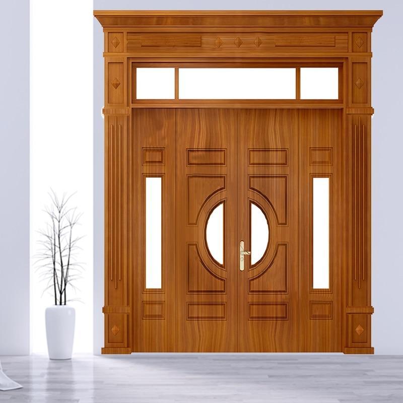 Cửa thép vân gỗ TP Hồ Chí Minh được ứng dụng làm cửa chính của ngôi nhà
