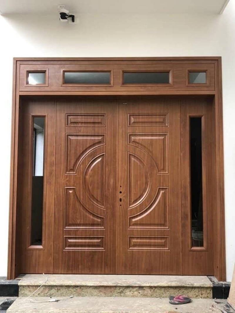 Mẫu cửa 4 cánh lắp đặt cho không gian rộng
