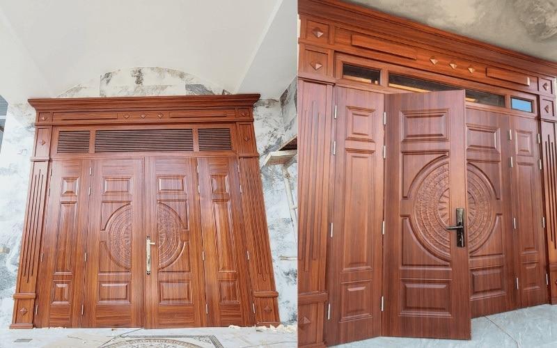 Sử dụng cửa thép vân gỗ Đồng Nai cho không gian rộng