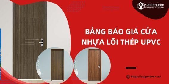 Bảng Báo Giá Cửa Nhựa Lõi Thép uPVC