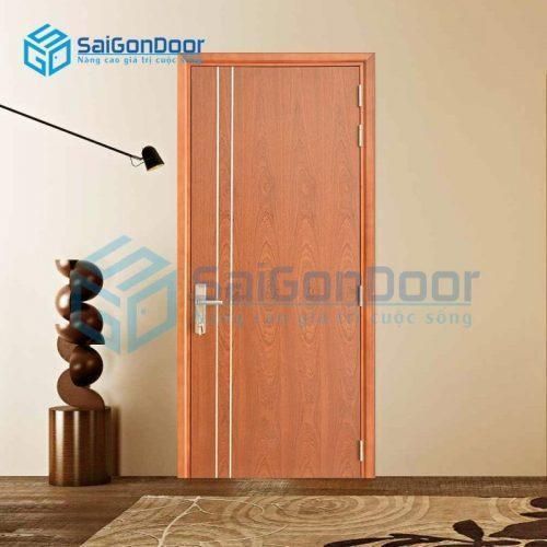 CỬA GỖ HDF VENEER VP1R2-SAPELE