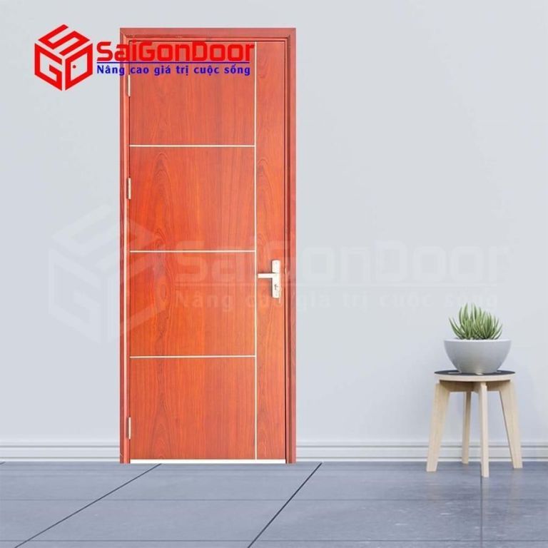 Cửa Gỗ MDF Veneer P1R4b 5 Cửa Gỗ MDF Veneer P1R4b