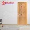 Cửa nhựa gỗ ghép thanh cao cấp NG-G12 3 Cửa nhựa gỗ ghép thanh cao cấp NG-G12