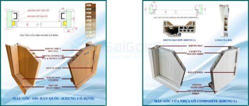 CỬA NHỰA MALAYSIA SGD Cua ABS KOS 105-K1129 (2) 14 Cấu tạo của các loại cửa nhựa Malaysia