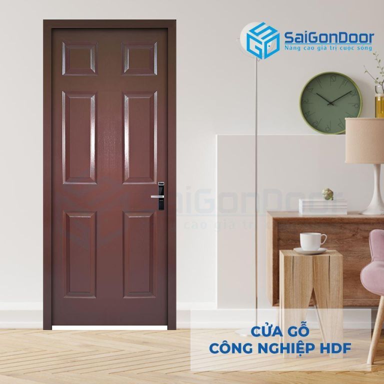 CỬA GỖ CÔNG NGHIỆP HDF 6A-C11 5 Cửa gỗ công nghiệp HDF 6A-C11