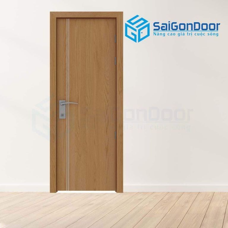 CỬA GỖ PHÒNG NGỦ PN HDF Laminate P1R2 4 Cửa gỗ phòng ngủ PN HDF Laminate P1R2