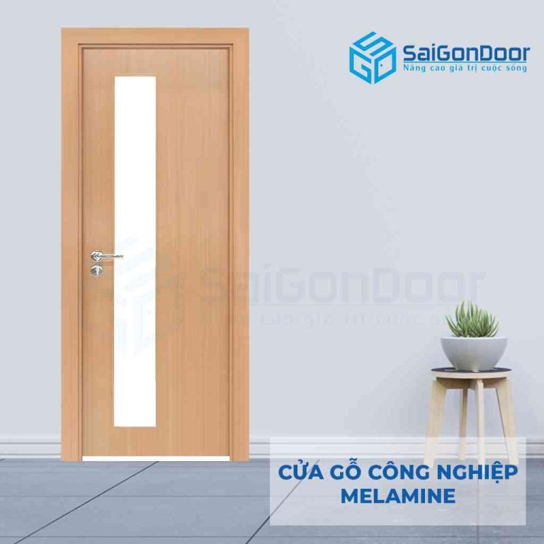 CỬA GỖ CÔNG NGHIỆP MDF MELAMINE P1G1-1 5 Cửa gỗ công nghiệp MDF Melamine P1G1-1