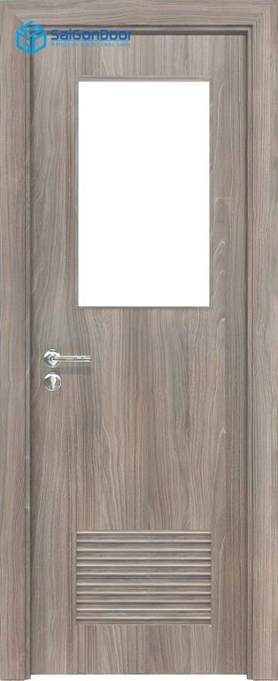 CỬA GỖ NHÀ VỆ SINH HDF Melammine P1GL 6 Cửa gỗ nhà vệ sinh HDF Melammine P1GL