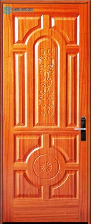 Cửa Gỗ Công Nghiệp HDF Veneer 18-Xoan dao 9 Cửa gỗ công nghiệp HDF Veneer 18-Xoan dao