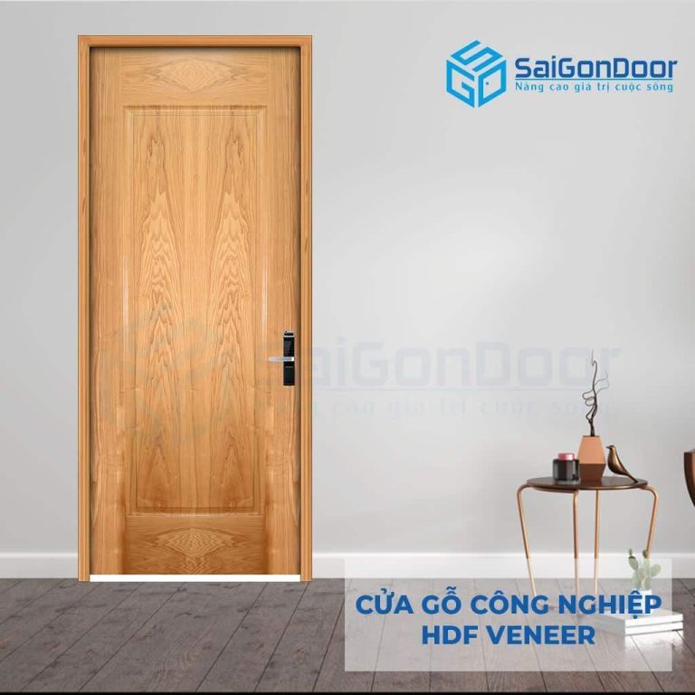 Cửa Gỗ Công Nghiệp HDF Veneer 1B soi 5 Cửa gỗ công nghiệp HDF Veneer 1B soi