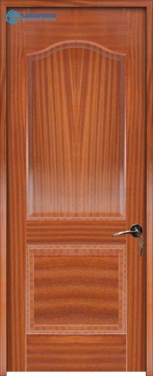 Cửa gỗ công nghiệp HDF Veneer 2A-sapele (2)