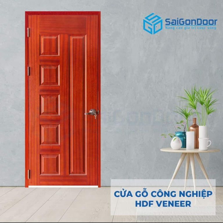 Cửa Gỗ Công Nghiệp HDF Veneer 6A Cam xe 5 Cửa gỗ công nghiệp HDF Veneer 6A Cam xe