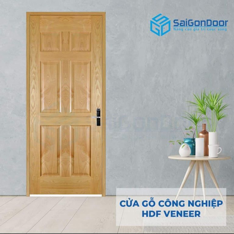 Cửa Gỗ Công Nghiệp HDF Veneer 6A-ash 5 Cửa gỗ công nghiệp HDF Veneer 6A-ash
