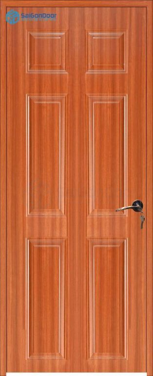 Cửa Gỗ Công Nghiệp HDF Veneer 6A-sapele 9 Cửa gỗ công nghiệp HDF Veneer 6A-sapele