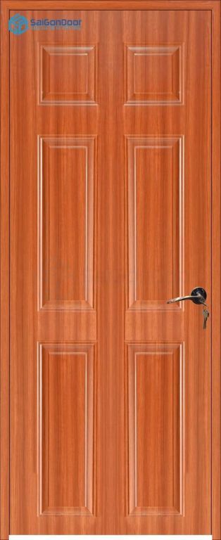 Cửa Gỗ Công Nghiệp HDF Veneer 6A-sapele 7 Cửa gỗ công nghiệp HDF Veneer 6A-sapele