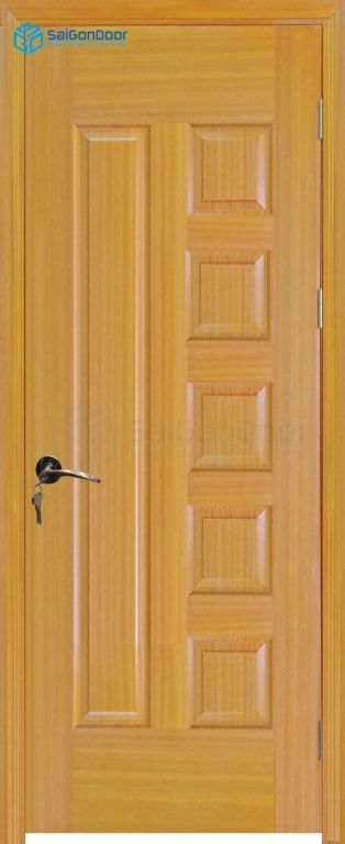 WOODEN DOOR HDF VENEER 6B-sapele (7) 8 Cửa gỗ công nghiệp HDF Veneer 6B-sapele (7)