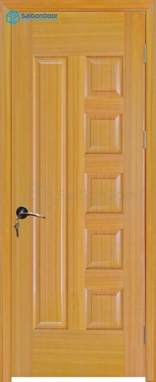 WOODEN DOOR HDF VENEER 6B-sapele (7) 6 Cửa gỗ công nghiệp HDF Veneer 6B-sapele (7)