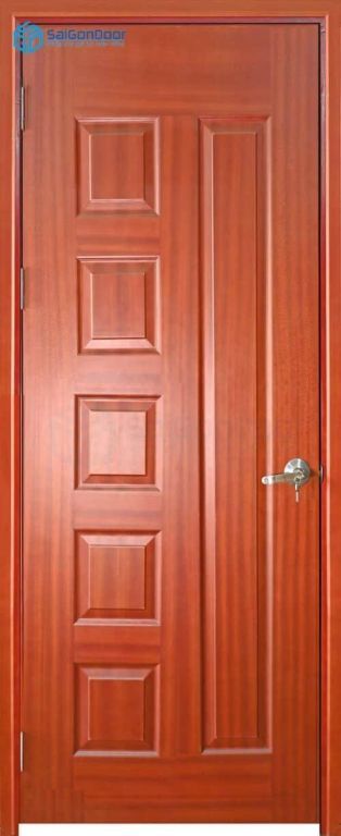 Cửa Gỗ Công Nghiệp HDF Veneer 6B sapele 8 Cửa gỗ công nghiệp HDF Veneer 6B sapele