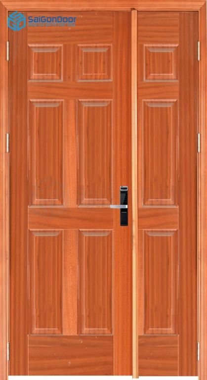 Cửa Gỗ Công Nghiệp HDF Veneer 9A-sapele 7 Cửa gỗ công nghiệp HDF Veneer 9A-sapele