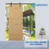 CỬA GỖ CÔNG NGHIỆP MDF VENEER lua truot treo ray 4 Cửa gỗ công nghiệp MDF Veneer lua truot treo ray