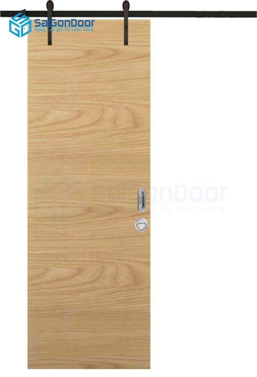 CỬA GỖ CÔNG NGHIỆP MDF VENEER lua truot treo ray 7 Cửa gỗ công nghiệp MDF Veneer lua truot treo ray