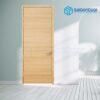 CỬA GỖ NHÀ VỆ SINH MDF Laminate P1 van ngang 2 Cửa gỗ nhà vệ sinh MDF Laminate P1 van ngang
