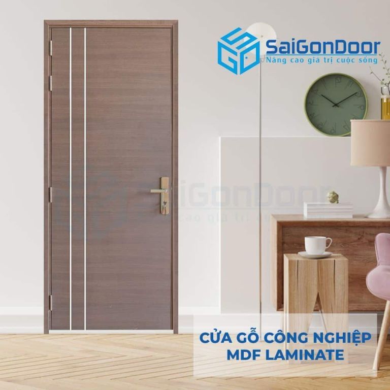 CỬA GỖ CÔNG NGHIỆP MDF LAMINATE P1R2 6 Cửa gỗ công nghiệp MDF laminate P1R2