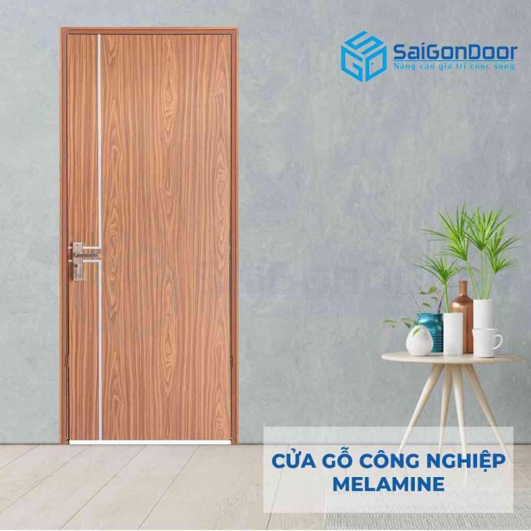 CỬA GỖ CÔNG NGHIỆP MDF MELAMINE P1R11 5 Cửa gỗ công nghiệp MDF Melamine P1R11