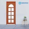 CỬA GỖ NHÀ VỆ SINH MDF Veneer P1G9 do 2 Cửa gỗ nhà vệ sinh MDF Veneer P1G9 do