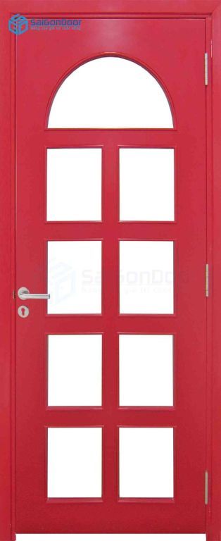 CỬA GỖ CÔNG NGHIỆP MDF VENEER P1G9 hong 6 Cửa gỗ công nghiệp MDF Veneer P1G9 hong
