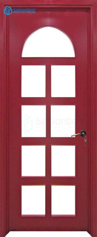 CỬA GỖ CÔNG NGHIỆP MDF VENEER P1G9 mau do 6 Cửa gỗ công nghiệp MDF Veneer P1G9 mau do